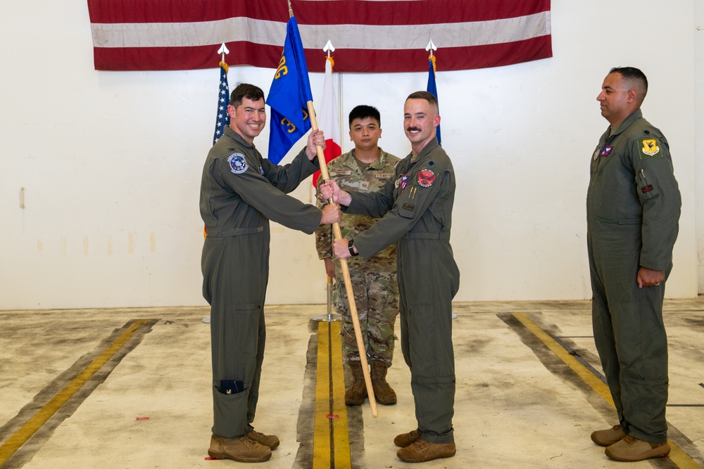 319th ERS change of command