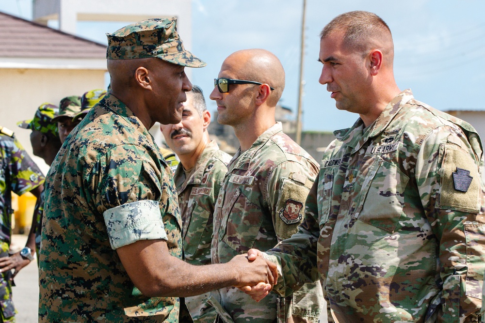 AFRICOM Commander Visits Forward Operating Site Manda Bay Kenya