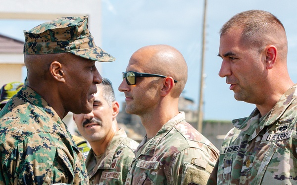 AFRICOM Commander Visits Forward Operating Site Manda Bay Kenya