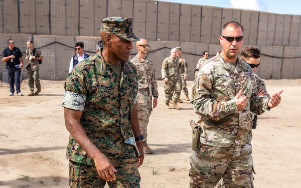 AFRICOM Commander Visits Forward Operating Site Manda Bay Kenya