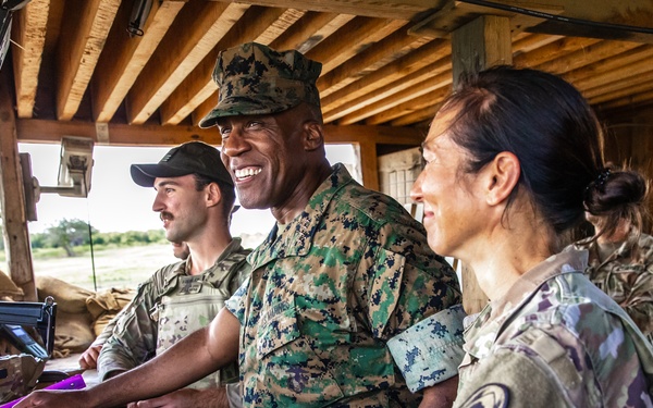 AFRICOM Commander Visits Forward Operating Site Manda Bay Kenya