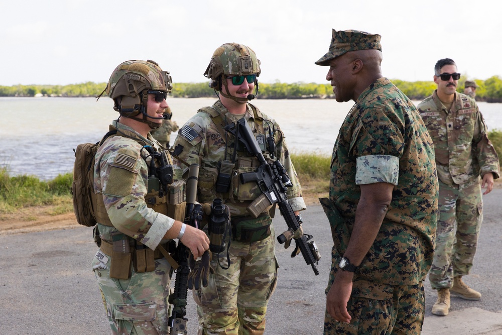 AFRICOM Commander Visits Forward Operating Site Manda Bay Kenya