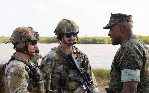 AFRICOM Commander Visits Forward Operating Site Manda Bay Kenya