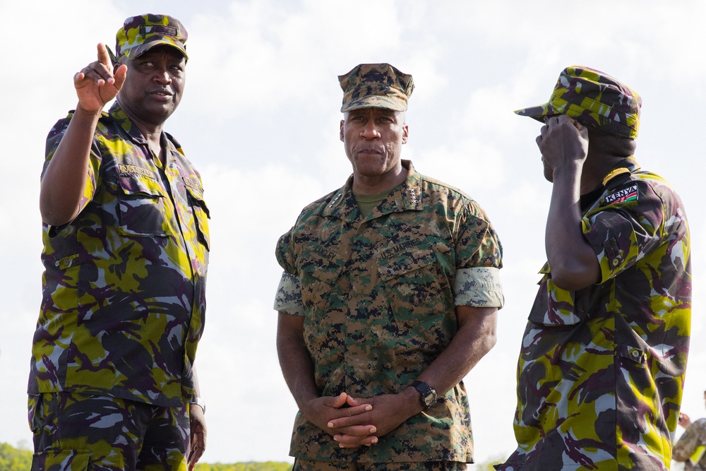 AFRICOM Commander Visits Forward Operating Site Manda Bay Kenya