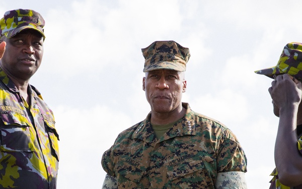 AFRICOM Commander Visits Forward Operating Site Manda Bay Kenya