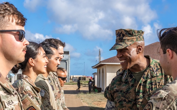 AFRICOM Commander Visits Forward Operating Site Manda Bay Kenya