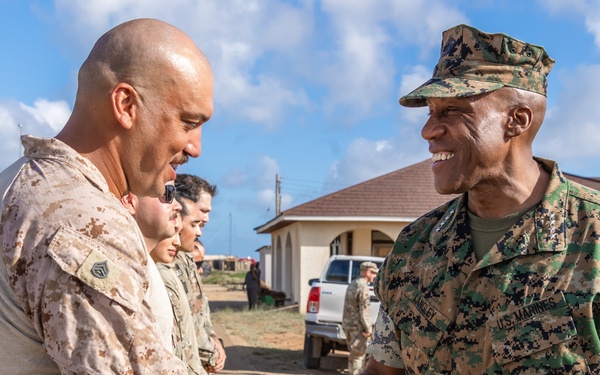 AFRICOM Commander Visits Forward Operating Site Manda Bay Kenya
