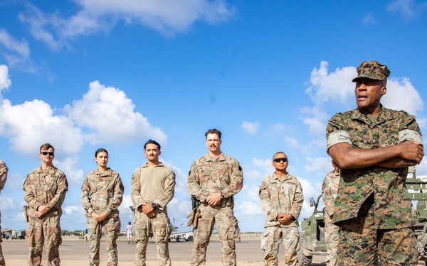 AFRICOM Commander Visits Forward Operating Site Manda Bay kenya