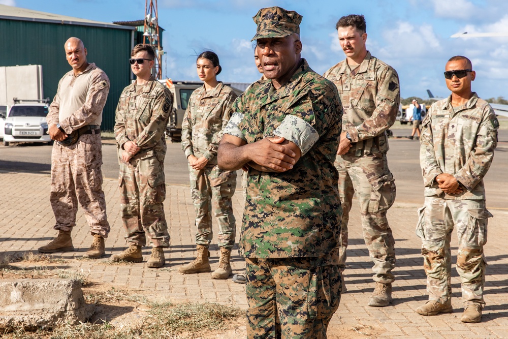 AFRICOM Commander Visits Forward Operating Site Manda Bay Kenya