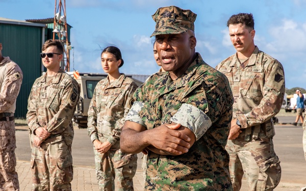 AFRICOM Commander Visits Forward Operating Site Manda Bay Kenya