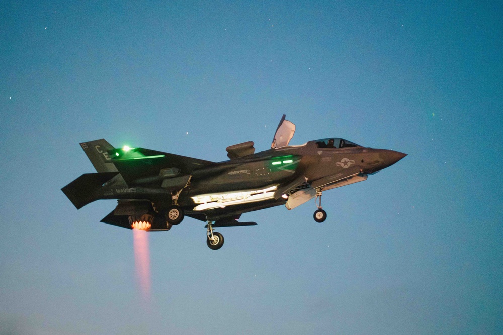 F-35Bs Return to USS Boxer after Training in Japan