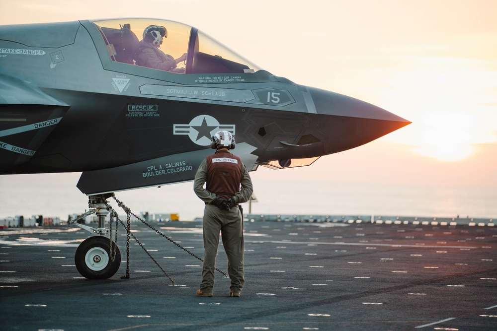 F-35Bs Return to USS Boxer after Training in Japan