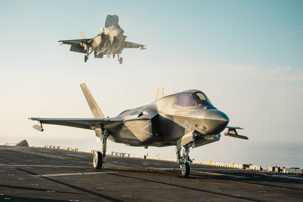 F-35Bs Return to USS Boxer after Training in Japan