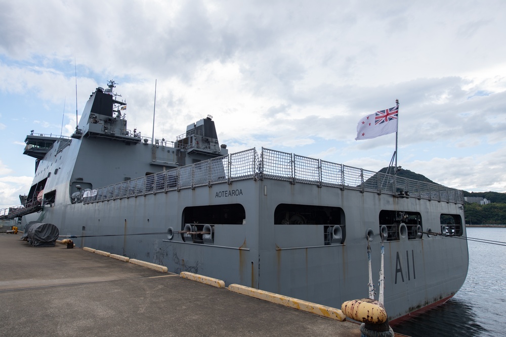 CFAS Welcomes HMNZS Aotearoa (A11)