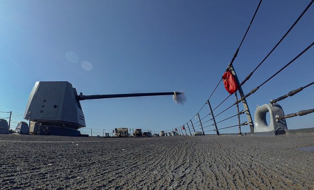 USS Dewey (DDG 105) Conducts Live-Fire Weapons Drill During Exercise Kakadu 2024