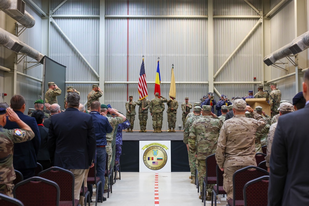 Area Support Group Black Sea Change of Command Ceremony