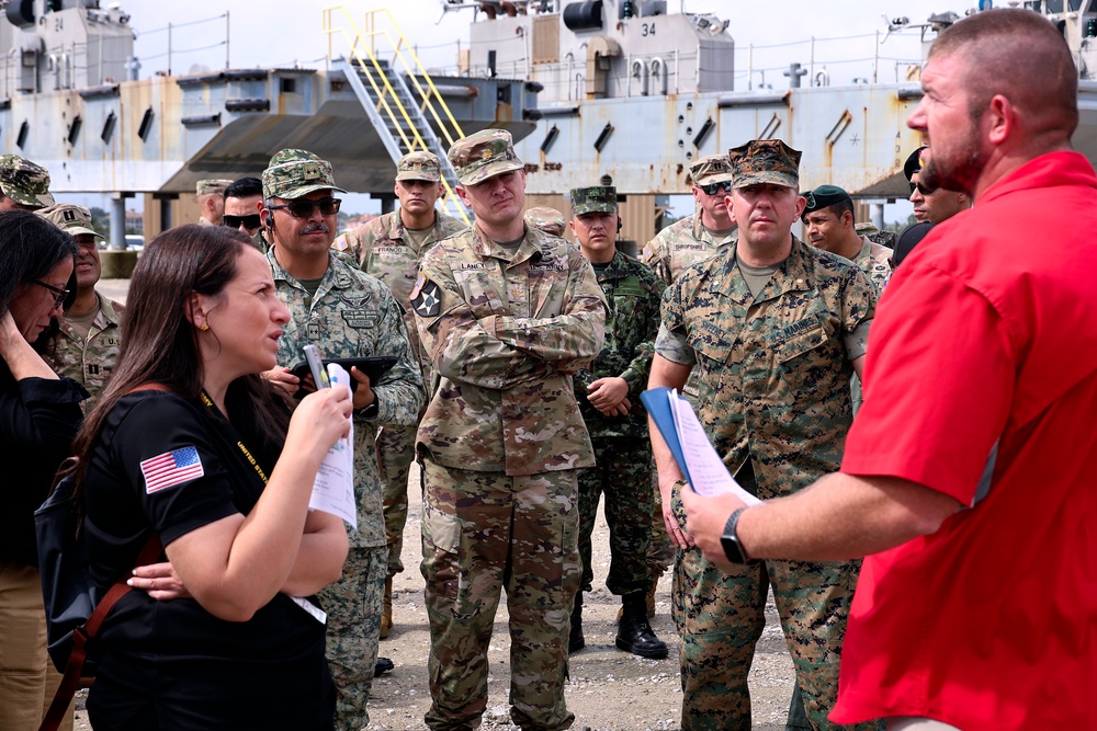 Western Hemisphere Military Partners Tour Prepositioning Programs in Florida