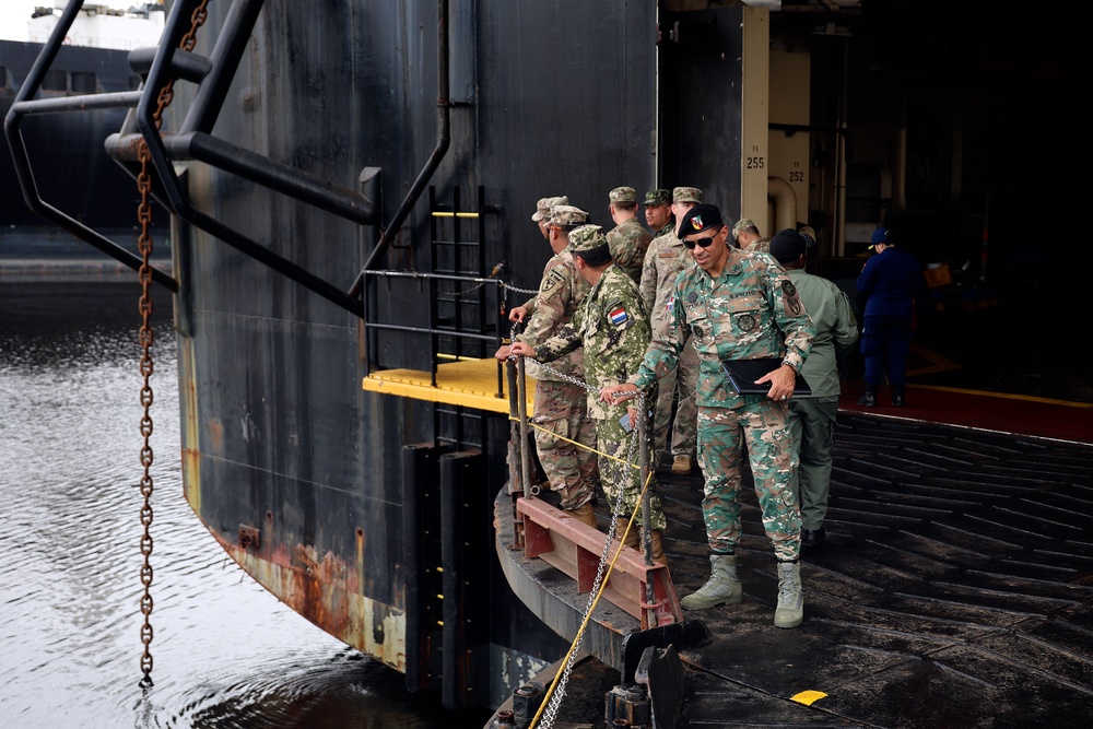 Western Hemisphere Military Partners Tour Prepositioning Programs in Florida