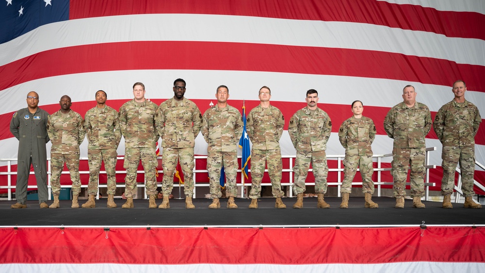 Photo of 116th ACW Elite Raiders team induction ceremony