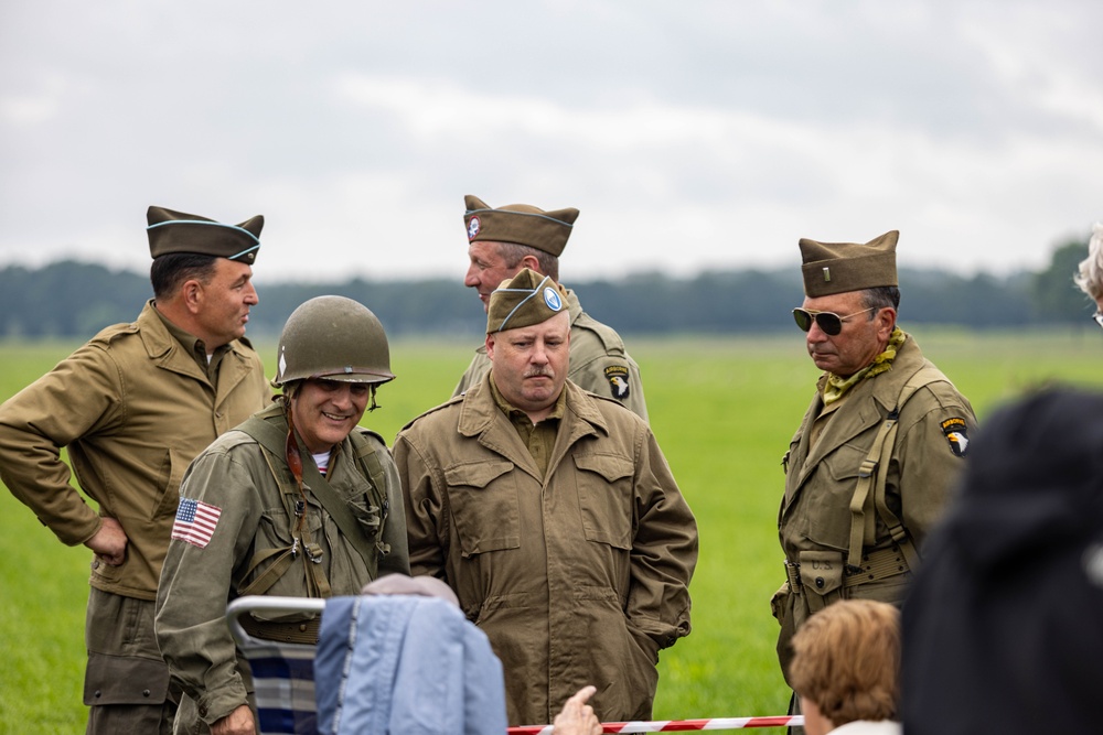 Operation Market Garden 80th Anniversary: Round Canopy Parachuting Team Jump