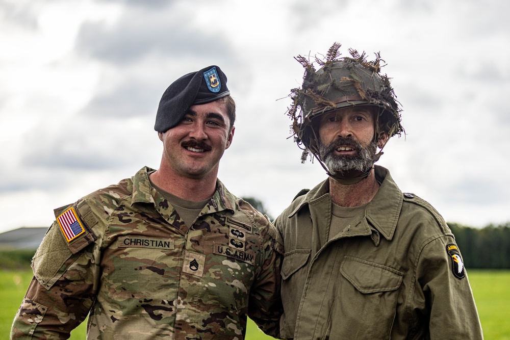 Operation Market Garden 80th Anniversary: Round Canopy Parachuting Team Jump