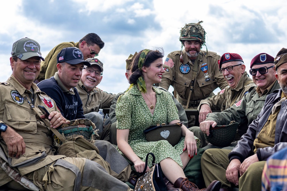 Operation Market Garden 80th Anniversary: Round Canopy Parachuting Team Jump