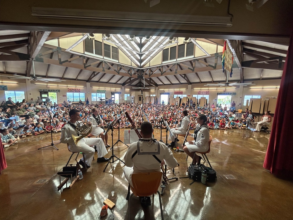 U.S. Pacific Fleet Band Performs on Maui