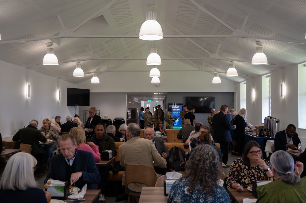 Civic leaders tour RAF Fairford