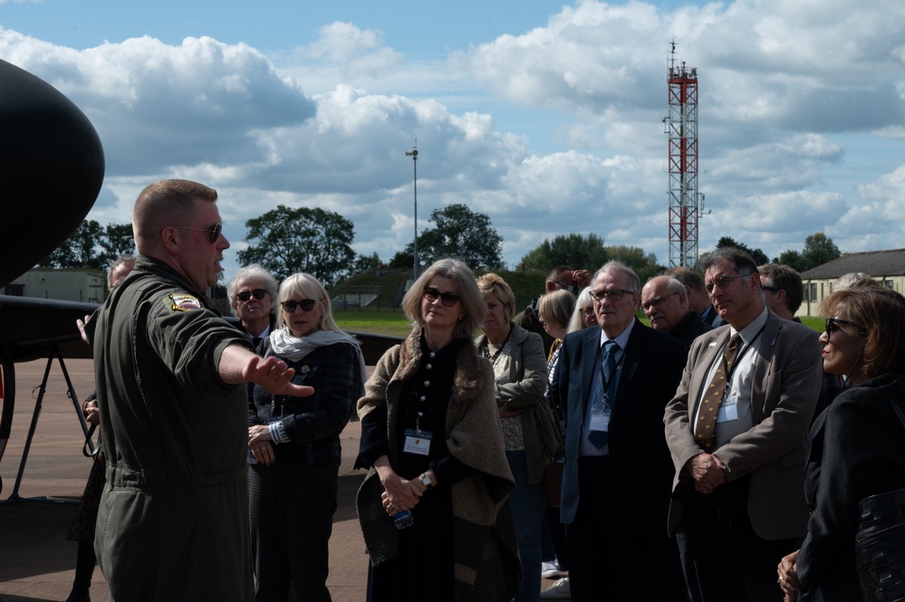 Civic leaders tour RAF Fairford