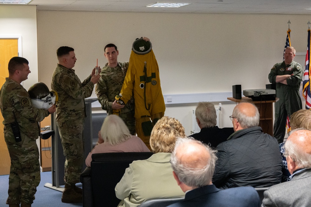 Civic leaders tour RAF Fairford