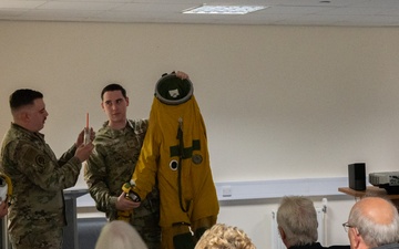 Civic leaders tour RAF Fairford