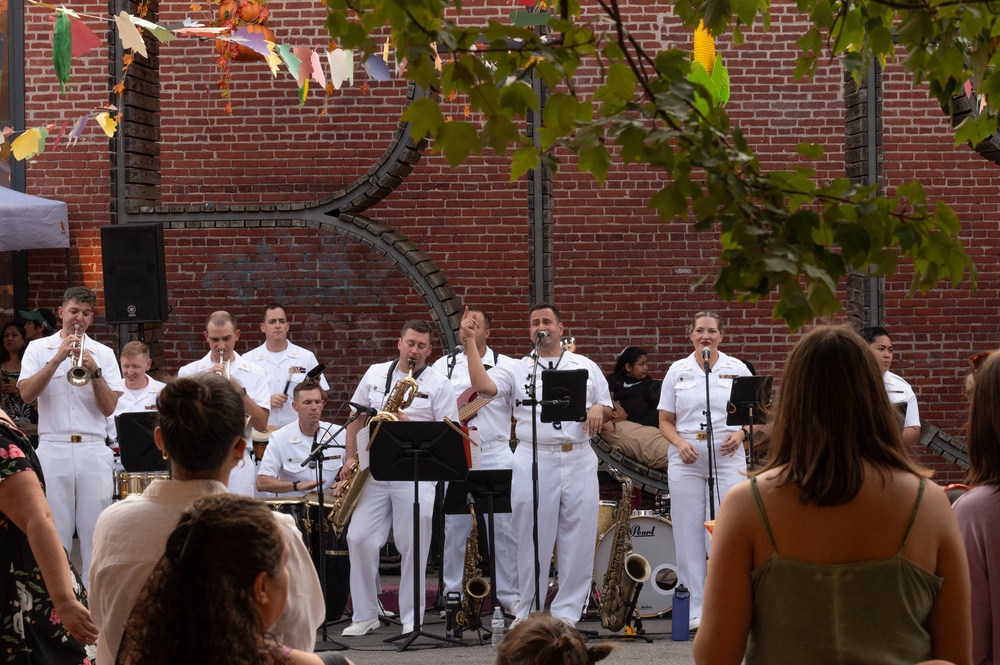 Navy Band Cruisers Perform at Latin Fest