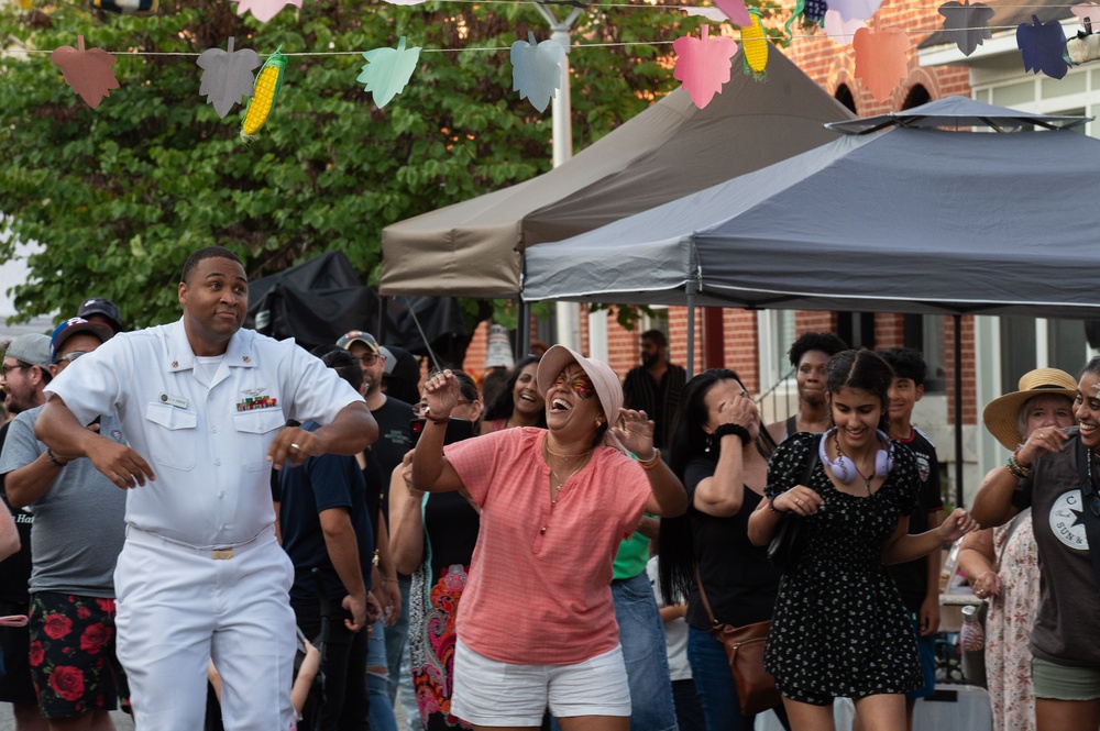 Navy Band Cruisers Perform at Latin Fest