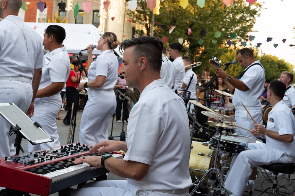 Navy Band Cruisers Perform at Latin Fest