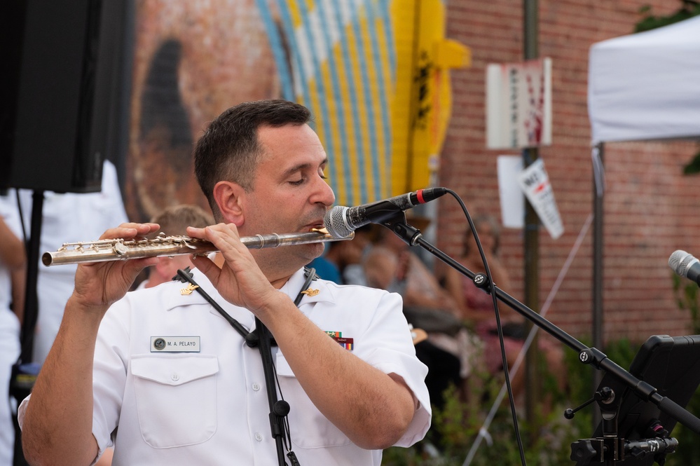 Navy Band Cruisers Perform at Latin Fest