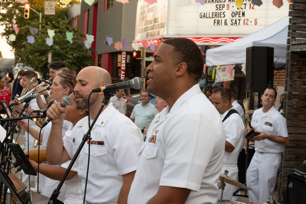 Navy Band Cruisers Perform at Latin Fest