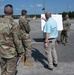 Expeditionary Center commander visits Pope Army Airfield