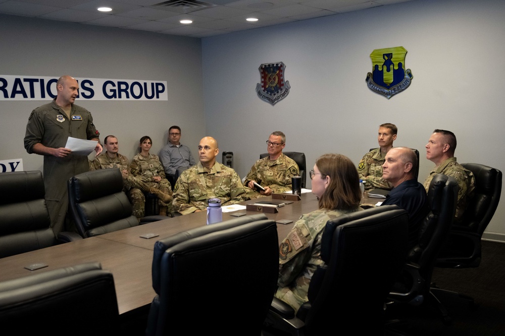 Expeditionary Center commander visits Pope Army Airfield