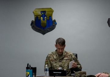 Expeditionary Center commander visits Pope Army Airfield