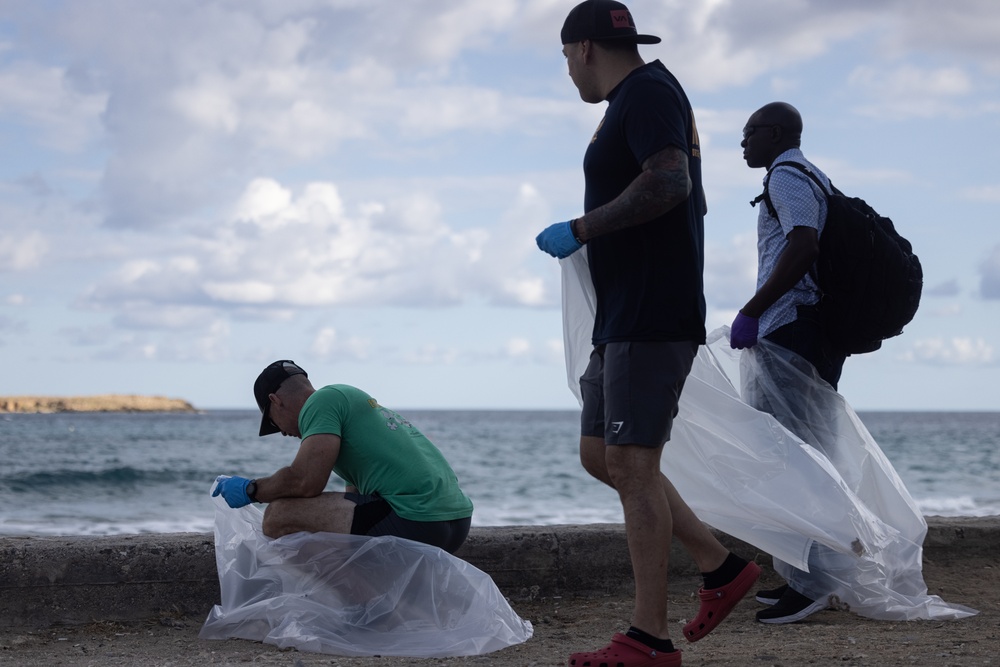 WSP ARG-24th MEU (SOC) Participate in Beach Cleanup in Chania, Greece