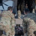 Members from the 21st Medical Group and the 21st Security Forces Squadron recently partnered with the 302nd Aeromedical Evacuation Squadron to conduct Medic-X training, where they practiced patient on-loading and off-loading from aircraft.