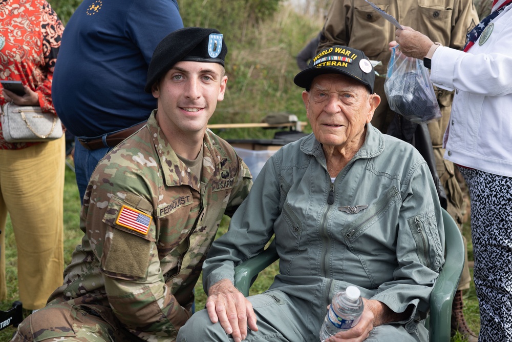 Operation Market Garden 80th Anniversary: Round Canopy Parachuting Team Jump