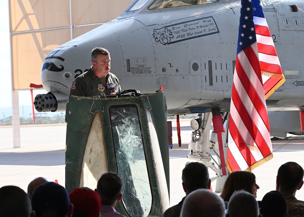 Two historic A-10 squadrons inactivate at DM