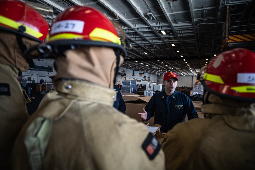Nimitz Sailors Receive Training During a General Quarters Drill