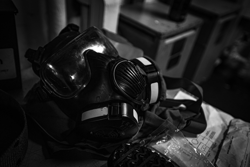 Nimitz Sailors Participate in a General Quarters Drill