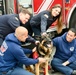 Firefighters at the Presidio of Monterey find support in therapy dog visit