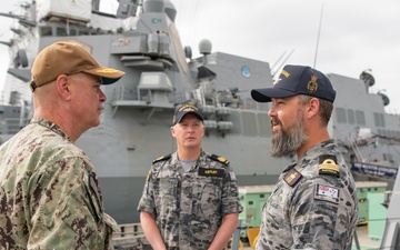 SWOBOSS visits HMAS Brisbane