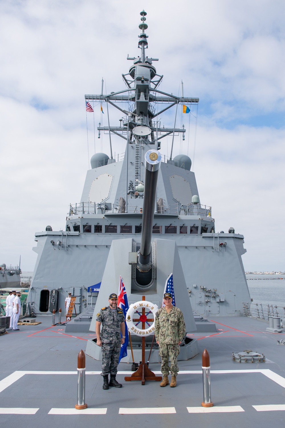 SWOBOSS visits HMAS Brisbane