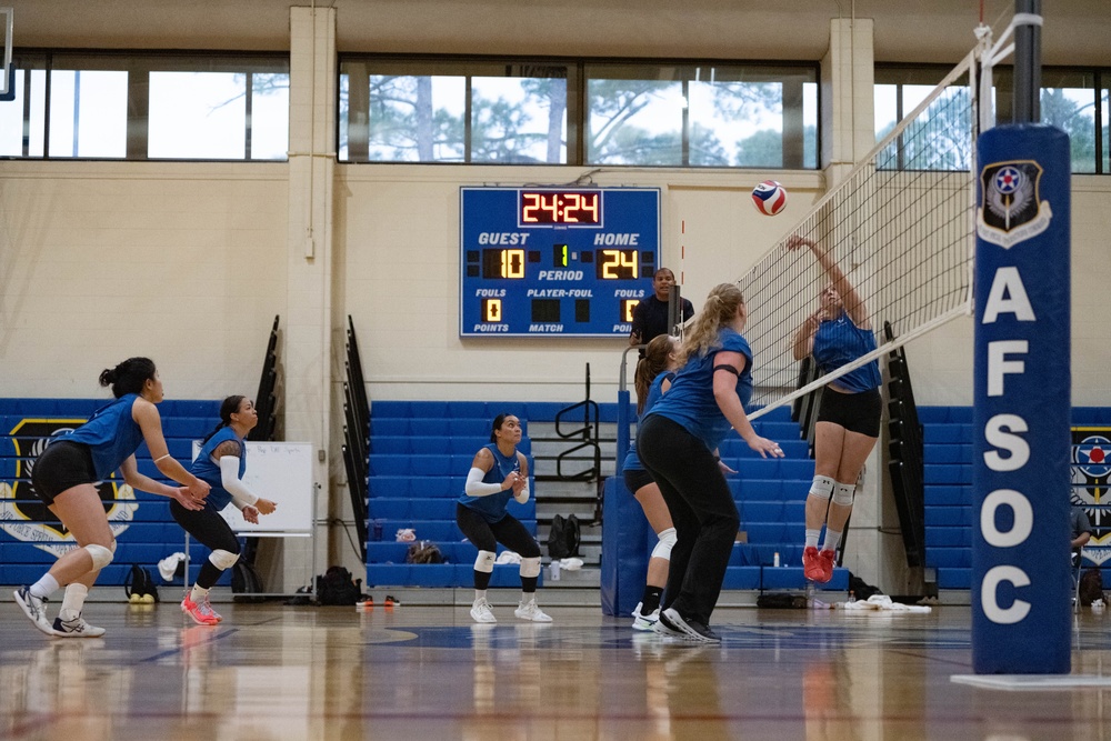 DAF volleyball team prepares for upcoming season