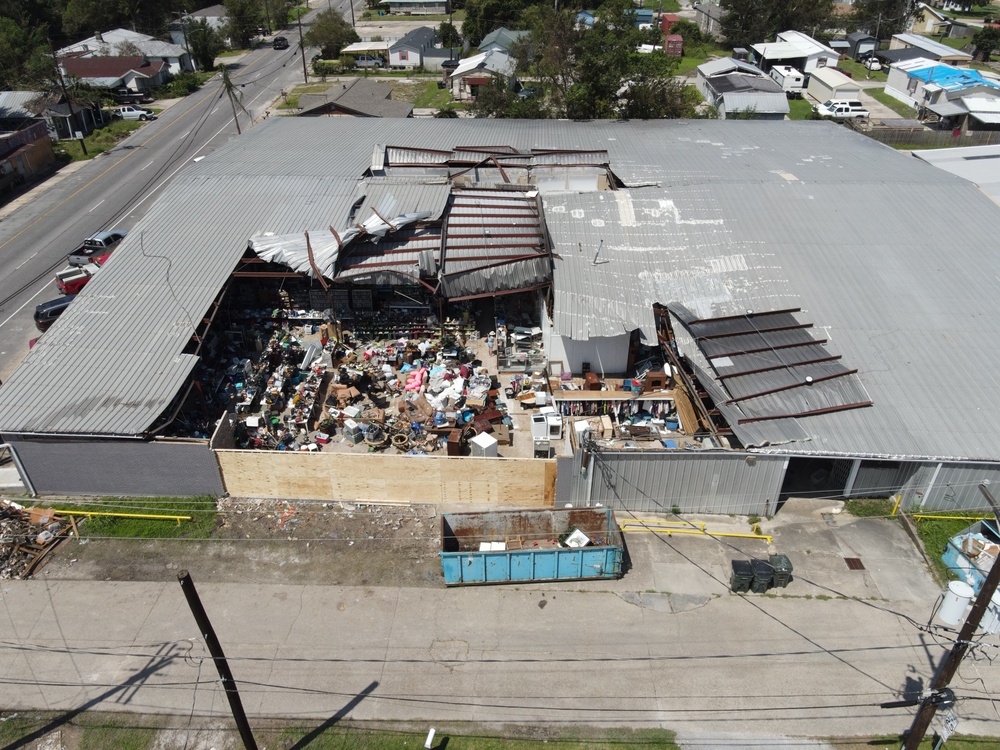 Hurricane Francine: Terrebonne Parish Thrift Store Damage